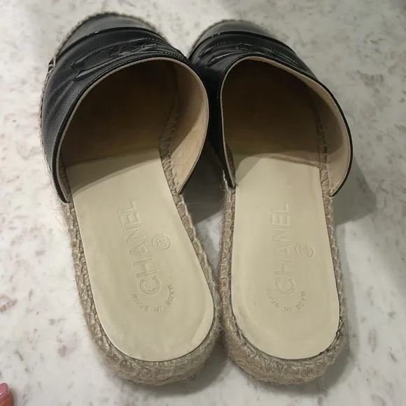 Authentic Chanel espadrilles black - Picture 3 of 5